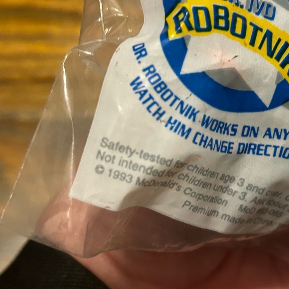 NWT (lot of 2) 1993 Sonic the Hedgehog 3 McDonalds Happy Meal Toy - Picture 5 of 5